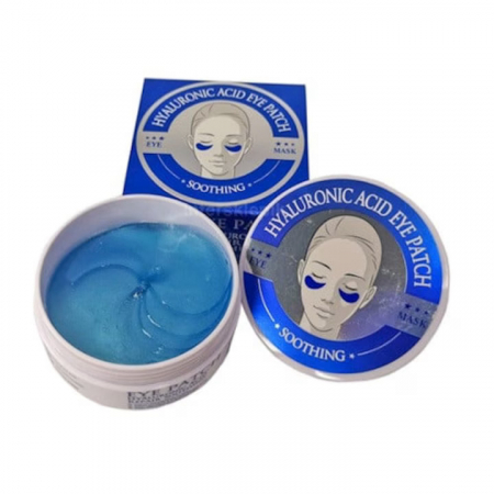 Seturi cosmetice - Set 60 Plasturi ochi Hidrogel, Acid Hialuronic, Spirulina si Colagen, Wokali, Eye Patch