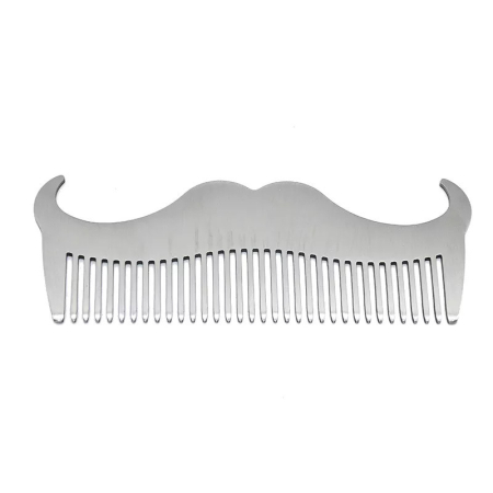 Set barber, Ardette, PER01, 2 piese, cu perie si pieptene metalic, pentru ingrijire barba si mustata [1]