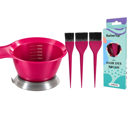 Set Bol cu 3 pensule pentru Vopsea de Păr 500 ml Profesional [11]
