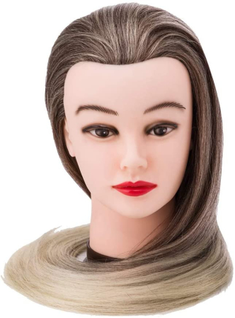 Set cap practica manechin Valeria Ombre cu ace agrafe coc exersat coafuri impletituri salon frizerie [2]