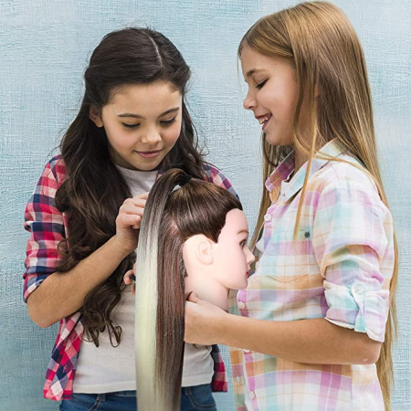 Set cap practica manechin Valeria Ombre cu ace agrafe coc exersat coafuri impletituri salon frizerie [1]