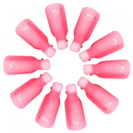 Manichiura si pedichiura - Set capsule pentru degete 10 buc