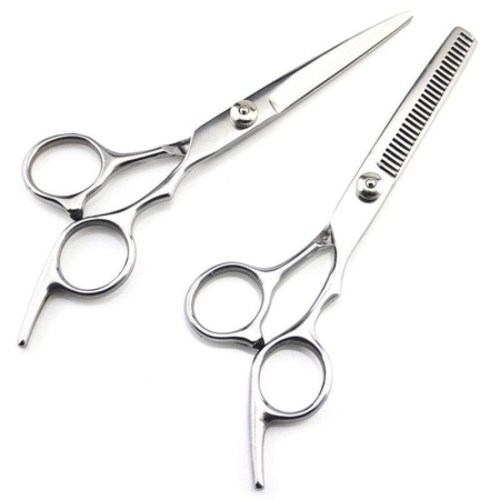 Set complet kit ustensite accesorii frizerie coafor cu foarfeca de tuns si filat SF04 [5]