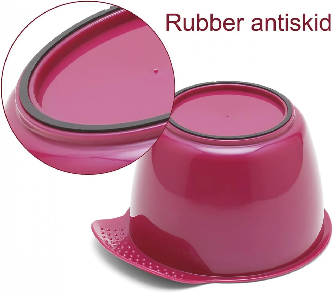 Set complet vopsit parul · bol cu 4 pensule pentru vopsea de par · Roz [4]