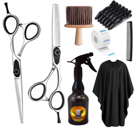 Seturi frizerie & coafor - set frizerie coafor foarfece de tuns si filat sword cut