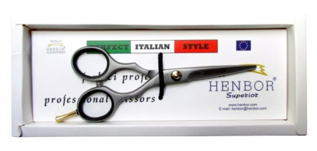 Set Foarfeca de tuns si filat 6" Henbor ITALIA Golden Line pentru frizerie coafor salon [2]