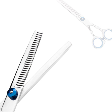 Set foarfeca de tuns si filat Asko 6" pentru frizerie coafor salon inox [2]
