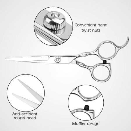 Set foarfeca de tuns si filat Vinci 6" pentru frizerie coafor salon inox piepten carbon [1]