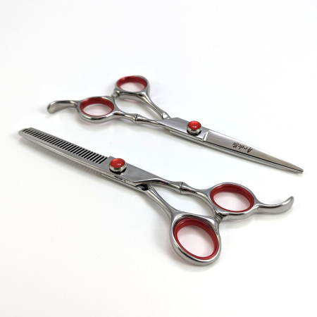Set foarfeca tuns si filat Ardette, Kapio, Red Silver, marime 6 [3]