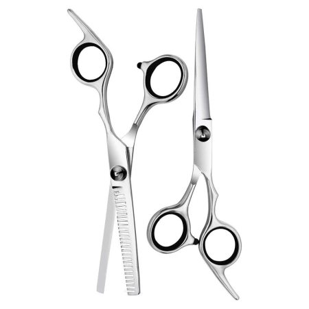 Set foarfeci frizerie - Foarfeca tuns cu foarfeca filat, marime 6 inch, Ardette [6]