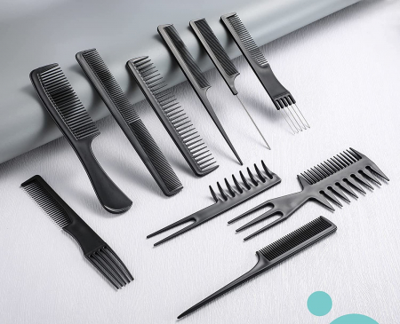 Set frizer cu manta frizerie si foarfeca de tuns si accesorii Seno14 [6]