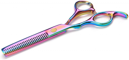 Set frizerie Ardette, Kids03, cu foarfeca de tuns si filat, pelerina tuns, pulverizator si 10 piepteni pentru copii [6]