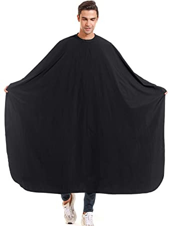 Set frizerie coafor AdrianoL cu pelerina manta si pamatuf maner Lemn [3]