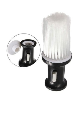 Set frizerie coafor AdrianoW cu pelerina manta si pamatuf alb [5]