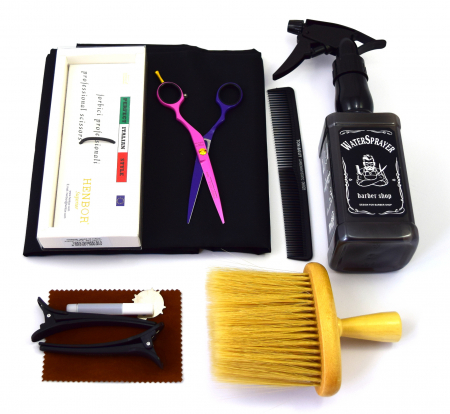 Seturi frizerie & coafor - Set frizerie cu forfeca tuns Golden Line