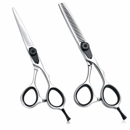 set coafor frizerie cu masina de tuns foarfeca de tuns foarfeca de filat [6]