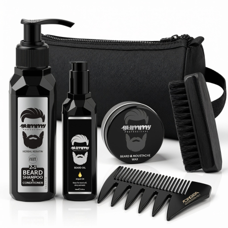 Ingrijire personala & Cosmetice - Set Grooming Îngrijire Barbă și Mustață Gummy – 6 Piese
