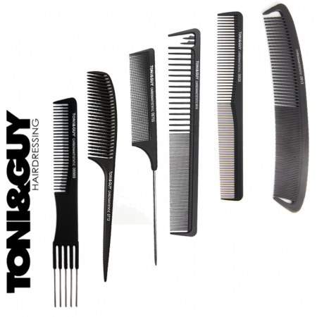 Coafor si Frizerie - Set kit 6 piepteni carbon antistatici Toni & Guy frizerie coafor