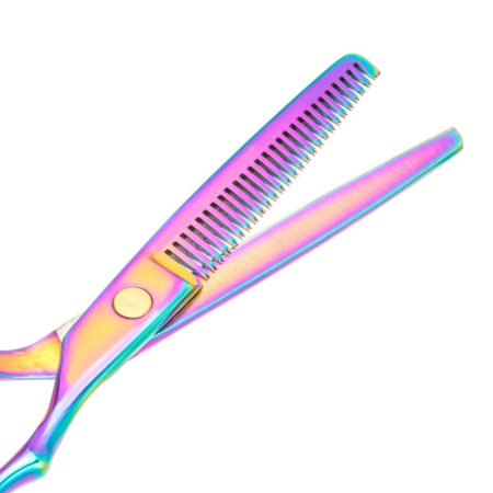 Set kit complet produse frizerie coafor cu foarfece tuns si filat cameleon SF02 [5]