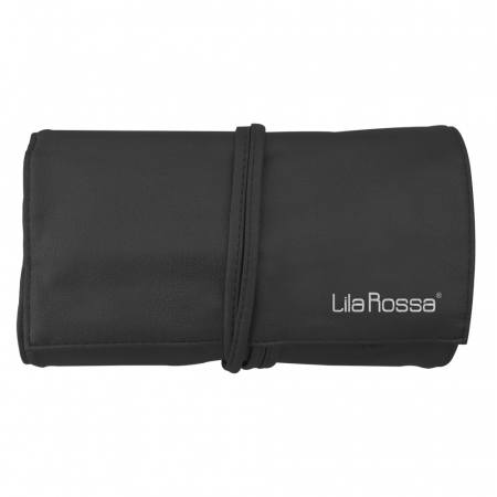 Set pensule machiaj 24 buc, husa neagra, Lila Rossa [3]