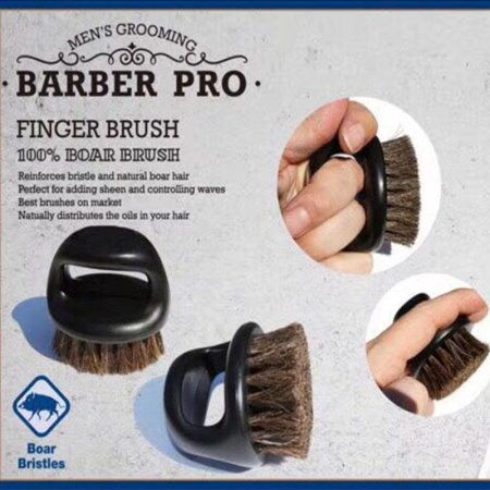 Set pentru ingrijire barbati BarberPro cu brici clasic metalic pamatuf piepteni perie barba [4]