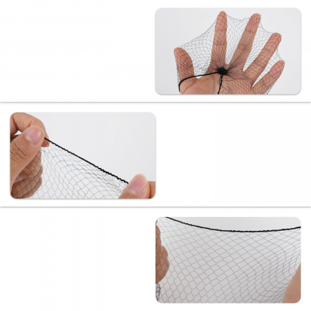 Set plasa pentru coc · 50 buc · negru [3]
