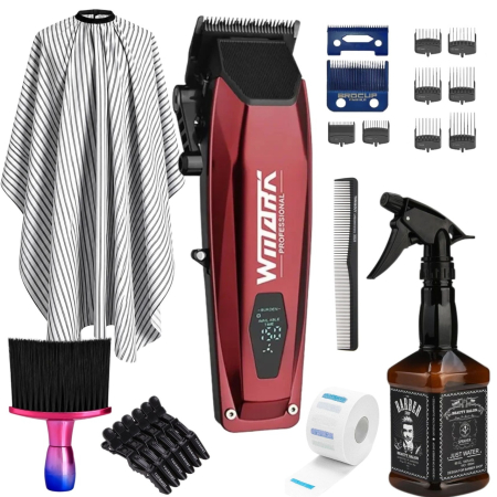 Seturi frizerie & coafor - Set profesional de frizerie WMARK NG-125 cu mașină de tuns și accesorii complete