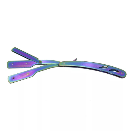 Set profesional foarfeca de tuns si filat Balmus4 marime 6" cu geanta, brici metalic si piepten pentru frizerie salon coafor [3]