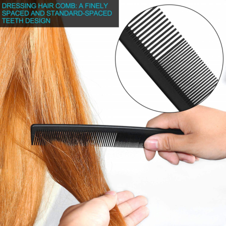 Set profesional foarfeca de tuns si filat Balmus4 marime 6" cu geanta, brici metalic si piepten pentru frizerie salon coafor [6]