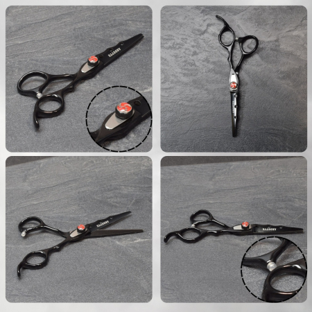 Set profesional frizerie & coafor complet - Jasper - pelerină, piepteni, clipsuri, pulverizator, foarfecă + husă [2]
