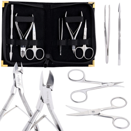 Manichiura si pedichiura - Set Profesional pentru Manichiură și Pedichiură – 6 Piese
