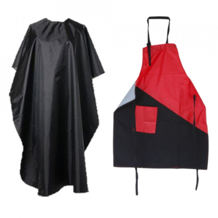Coafor si Frizerie - Set Sort cu pelerina Cosmo04 pentru frizerie barber unisex cu buzunare