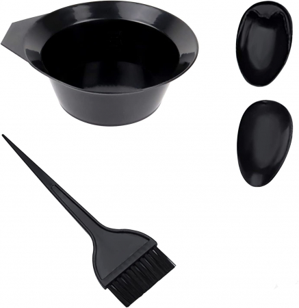 Set vopsit par cu bol vopsea pensula de vopsit parul si protectie urechi [1]