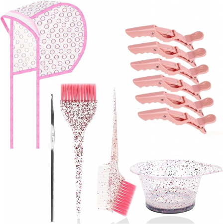 Coafor si Frizerie - Set vopsit parul profesional, 6 piese