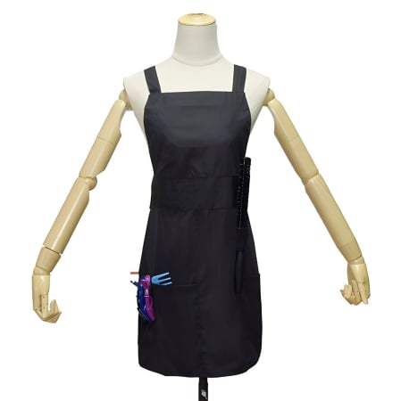 Coafor si Frizerie - Șorț de lucru pentru frizerie și coafor – protecție nylon, negru