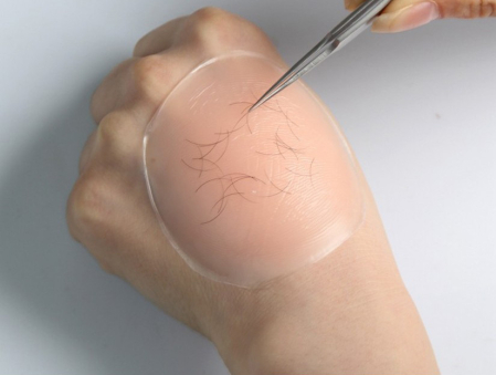 Suport din silicon pentru gene false rotund [1]