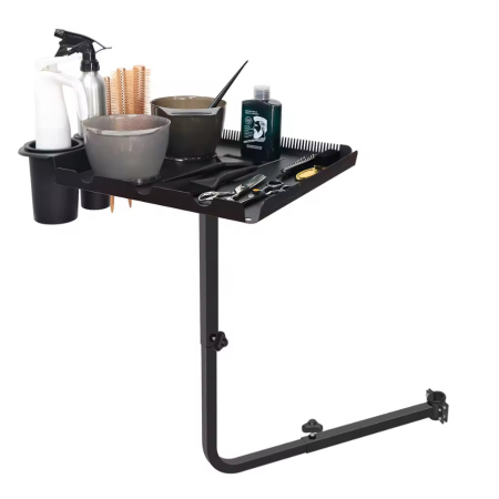 Ucenic coafor - Tava pentru extensii, ustensile frizerie coafor, cu prindere de scaun, reglabila, rotativa