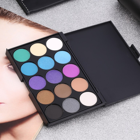 Trusa machiaj 15 culori profesionala paleta farduri cosmetice profesionale [1]