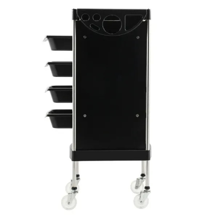 Ucenic frizerie 5 sertare pentru coafor, barber shop, BR016, negru [2]