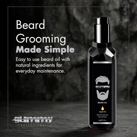 Ulei de Barbă Profesional 100ml – Gummy Beard Oil - Hidratare Intensă, Nutriție și Strălucire Naturală [2]