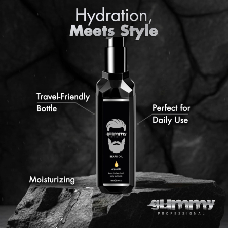 Ulei de Barbă Profesional 100ml – Gummy Beard Oil - Hidratare Intensă, Nutriție și Strălucire Naturală [3]