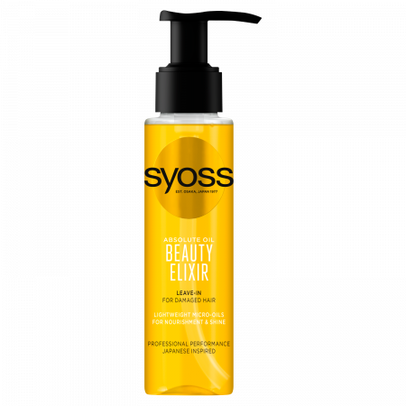 Ingrijire par - Ulei de par Syoss Beauty Elixir Absolute Oil pentru par deteriorat, 100 ml
