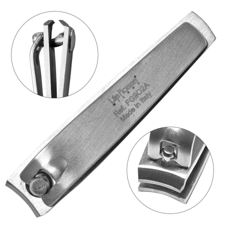 Manichiura si pedichiura - Unghiera profesionala, Lila Rossa, Inox Satin 5 cm