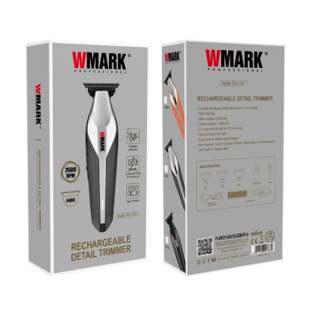 WMARK NG-1207 Trimmer profesional – Precizie, putere și autonomie ridicată [2]