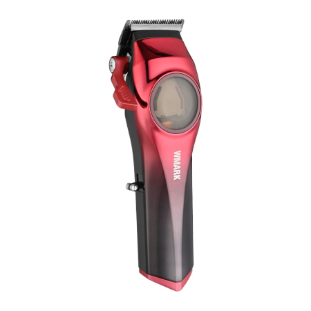WMARK NG-9009 Mașină de tuns profesională – Motor 10.000 RPM, Lame DLC 5CR15, Baterie 2500 mAh, Red [1]