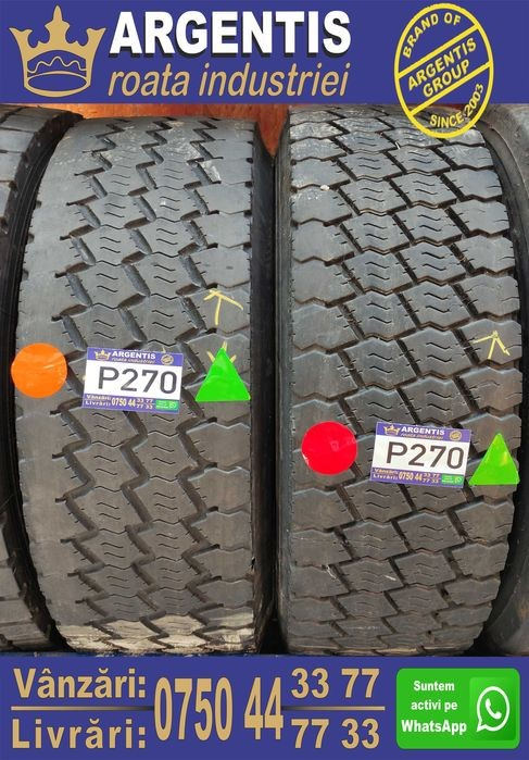 245/70/R17.5  Pereche 2 Anvelope Camion GOODYEAR + CONTINENTAL (Cod P270) [1]