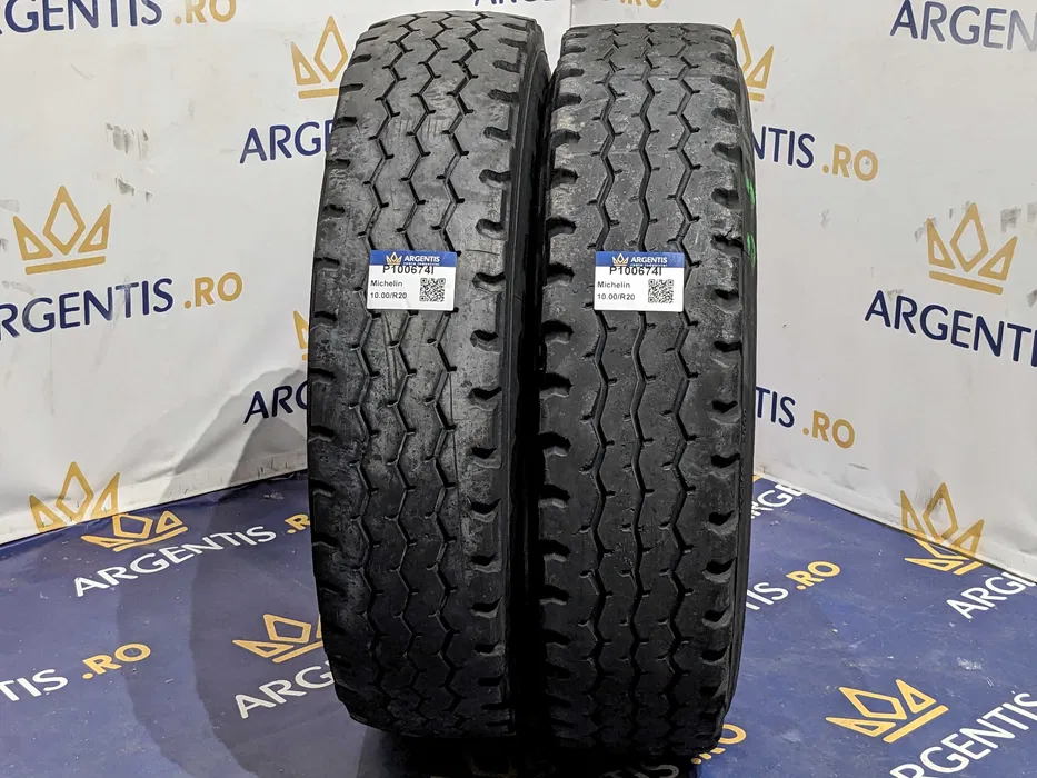 Pereche 2 anvelope 10.00/R20 Michelin (cod P100674I) [2]