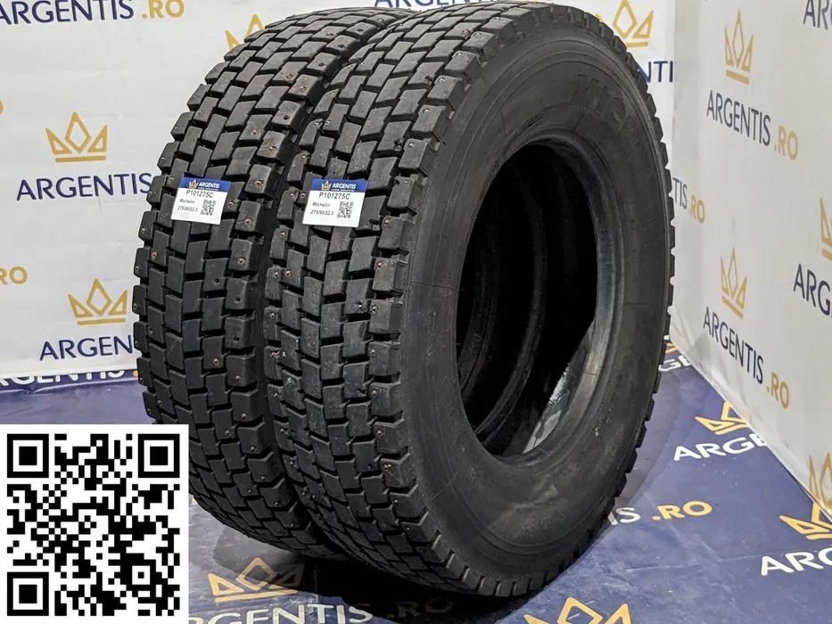 Pereche 2 anvelope 275/80/22.5 Michelin (cod P101275C) [1]