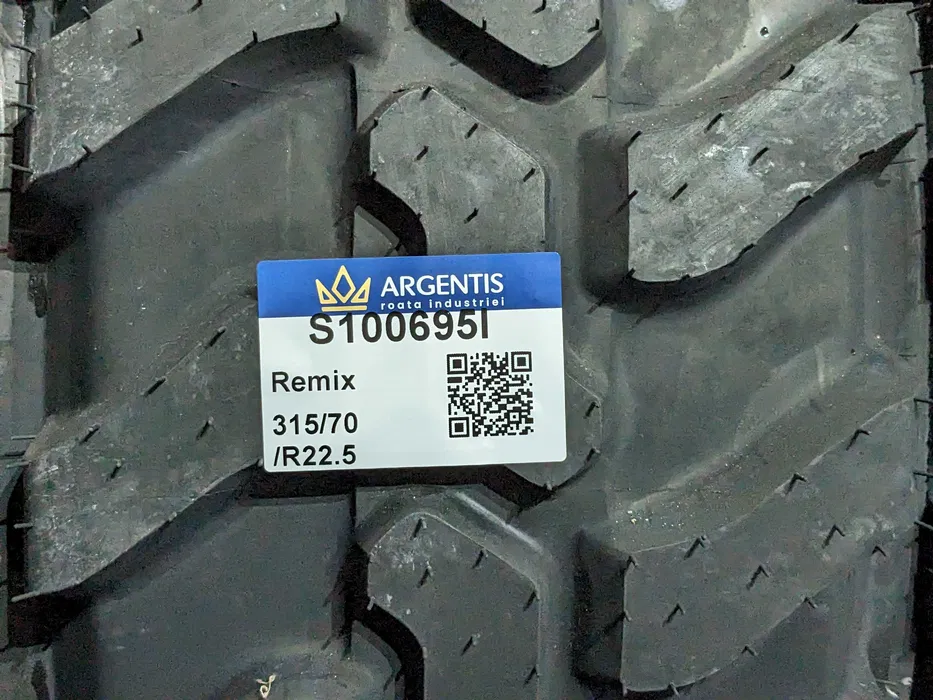 Set 4 anvelope 315/70/R22.5 Remix (cod S100695I) [4]