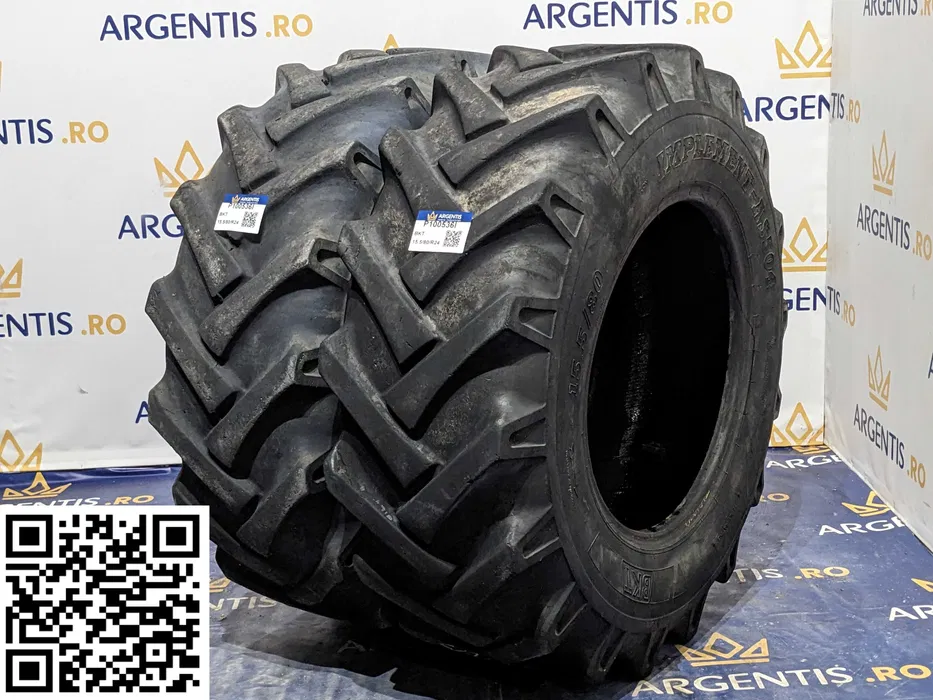 Industriale - Pereche 2 anvelope 15.5/80/R24 BKT (cod P100536I)